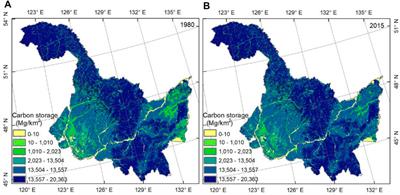 Spatio-Temporal Patterns of Carbon Storage Derived Using the InVEST Model in Heilongjiang Province, Northeast China